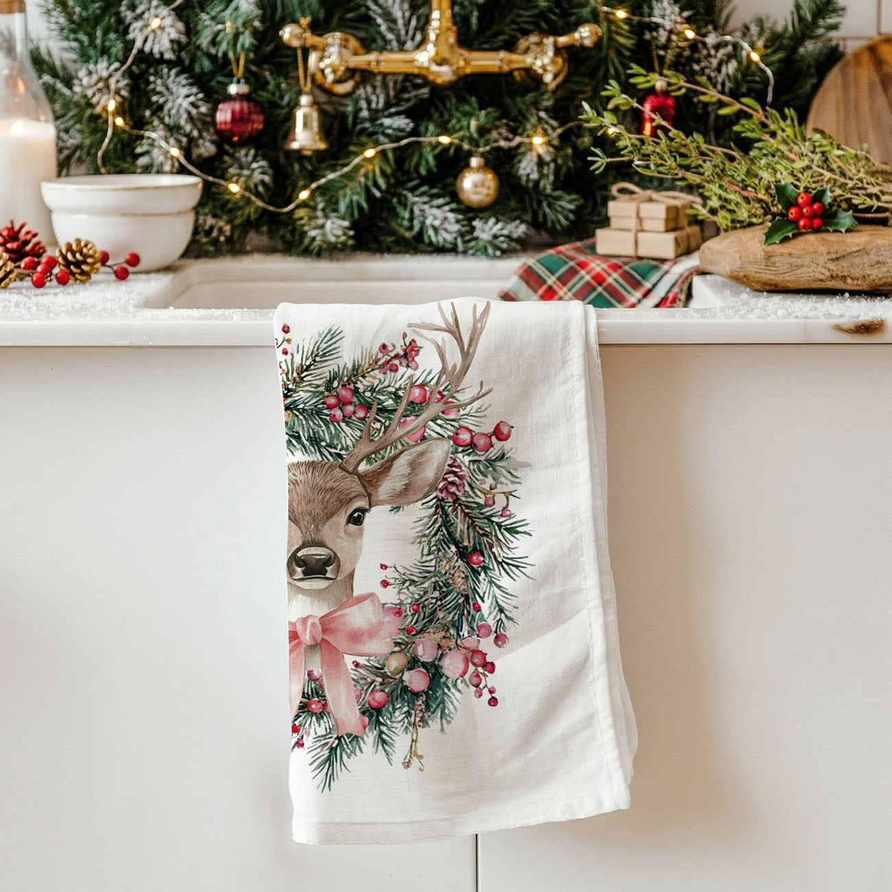 woodland christmas kitchen towel deer wreath design
cabin christmas decor kitchen towel deer theme
forest animal christmas towel deer holiday decor
nature inspired christmas kitchen towel deer
winter woodland decor kitchen towel deer wreath