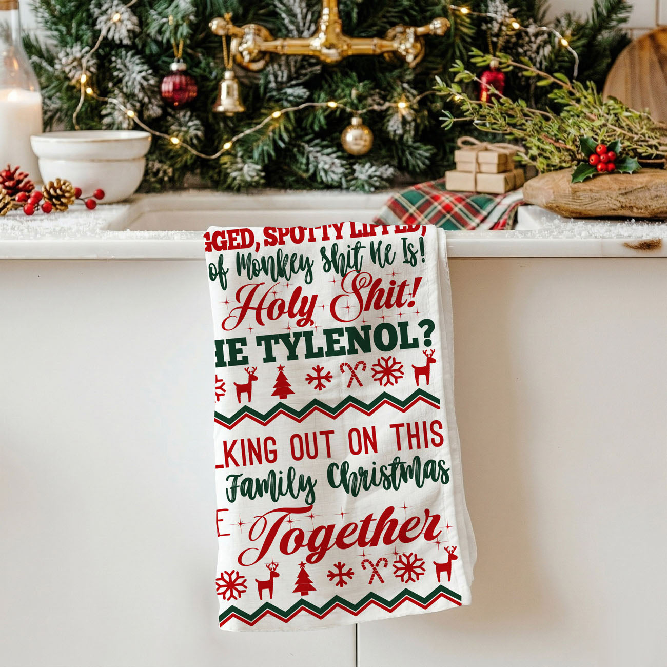 classic christmas movie quote kitchen towel funny decor
holiday movie inspired kitchen towel funny sayings
retro christmas film quote towel festive kitchen decor
nostalgic christmas movie humor kitchen towel