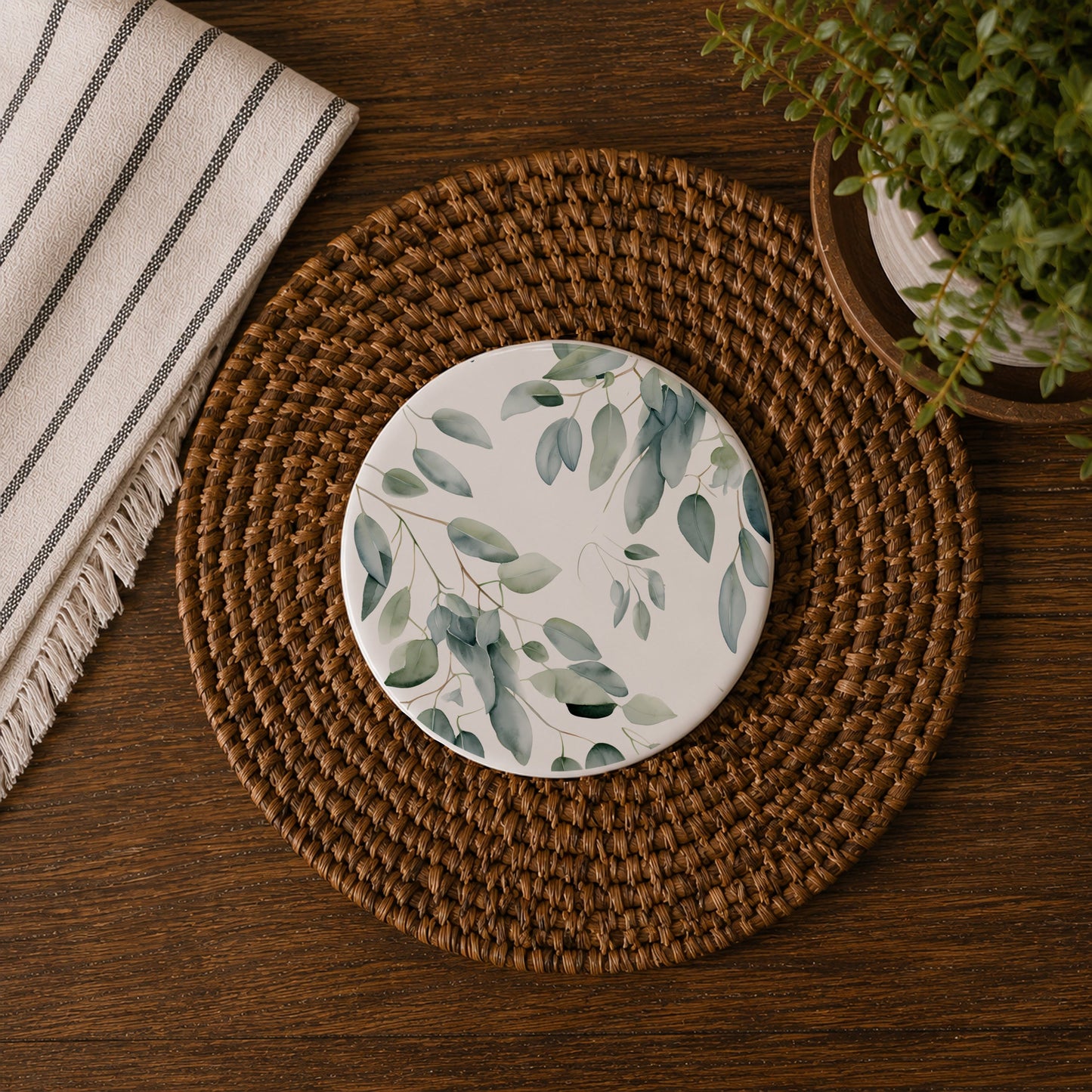 Eucalyptus Coasters
