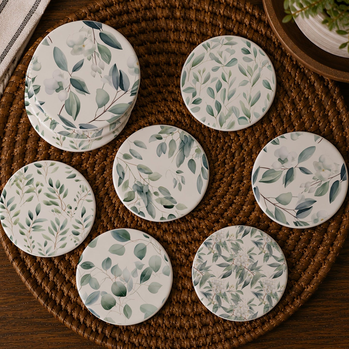 Eucalyptus Coasters