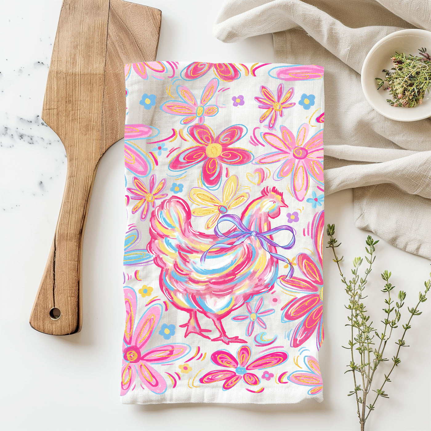 Vibrant Easter chicken towel bohemian floral spring
Whimsical boho chicken kitchen towel colorful farmhouse
Hand drawn floral chicken dish towel boho Easter
Colorful bohemian chicken kitchen towel farmhouse spring