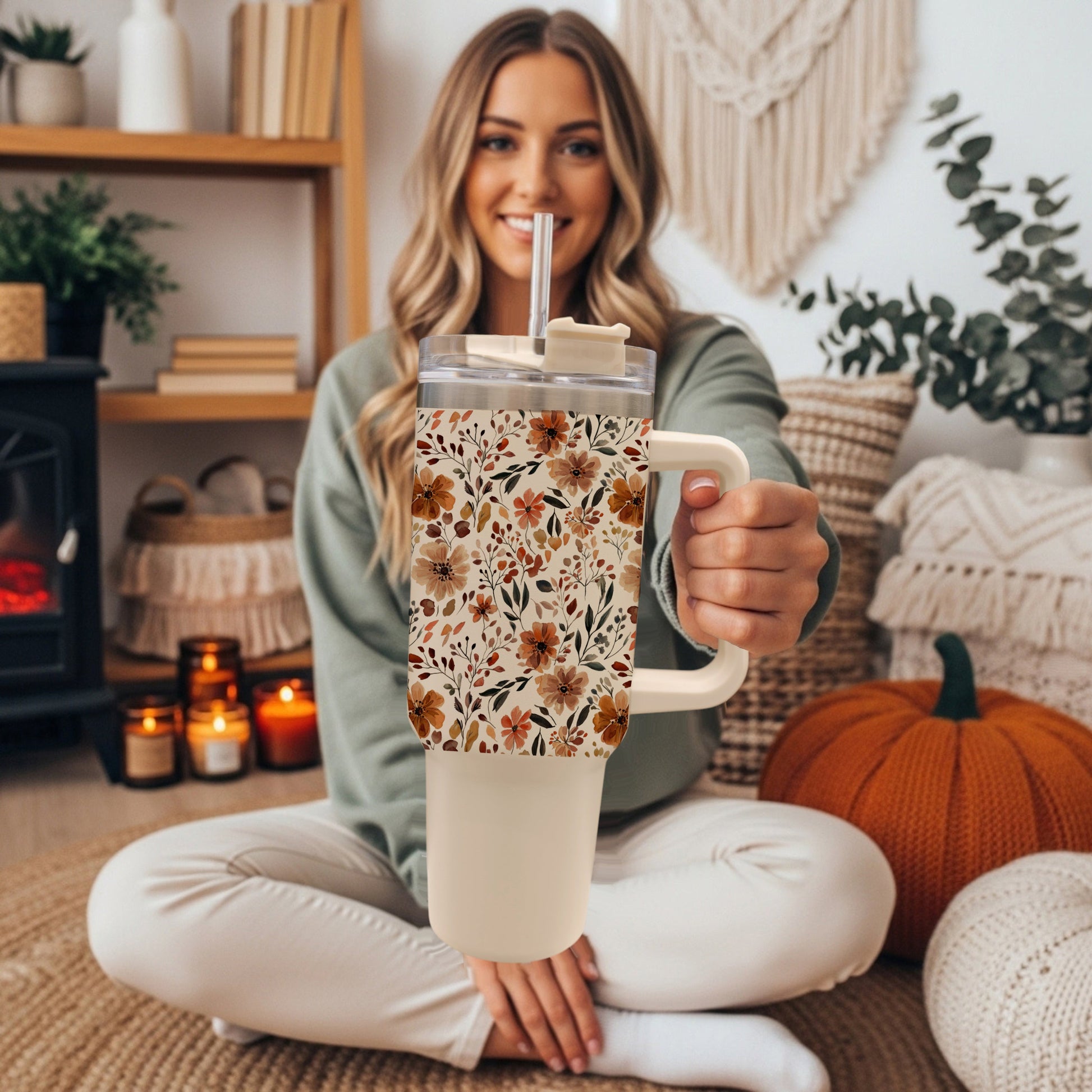 cute fall drinkware aesthetic
minimal floral leaf tumbler
neutral earthy toned tumbler
cute warm autumn tumbler
boho floral coffee tumbler aesthetic
fall flowers insulated travel cup
cute floral tumbler for pumpkin spice lovers
neutral cozy coffee cup
autumn floral tumbler for teachers
Cream floral tumbler with boho fall style
Modern floral fall cup with handle and lid
Boho neutral drinkware with autumn florals