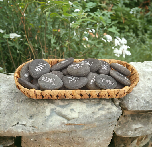 Stone Herb Markers