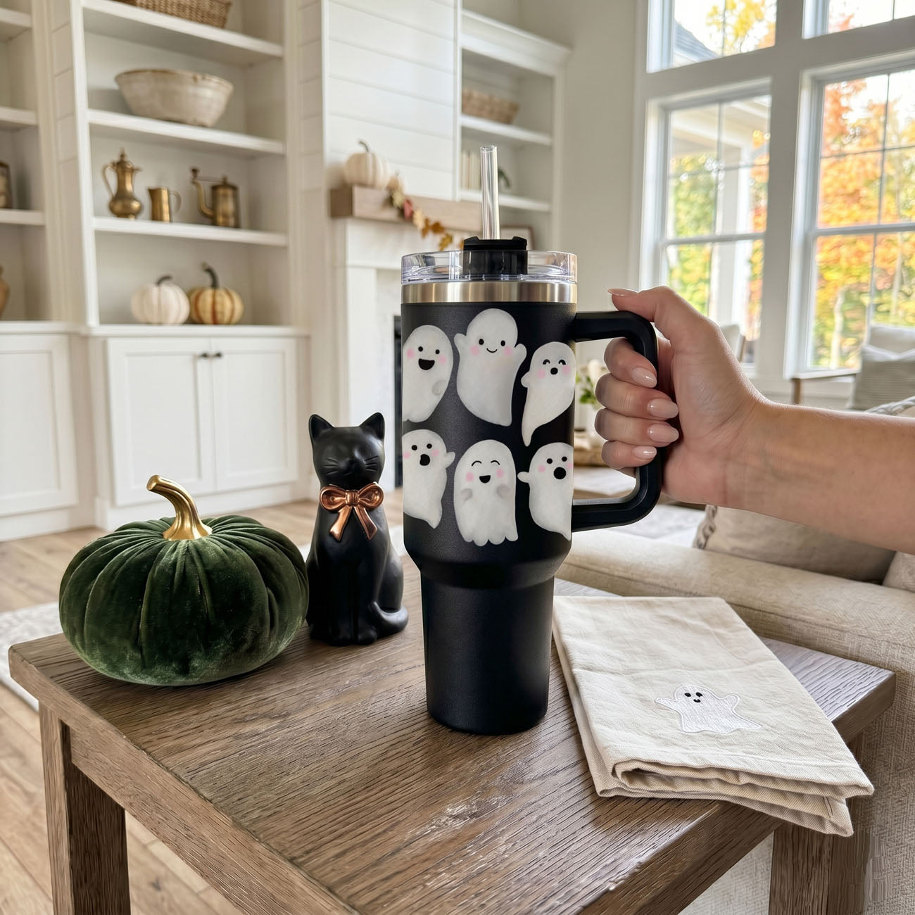 Fall preorder tumbler with ghost design
Halloween preorder tumbler with spooky cute ghosts
Seasonal Halloween cup for online boutiques
Shopify alt text for cute ghost Halloween tumbler
SEO alt text for 40oz ghost tumbler
Google image alt text for Halloween ghost cup
Search optimized ghost tumbler for Halloween
AI search friendly Halloween ghost tumbler phrase