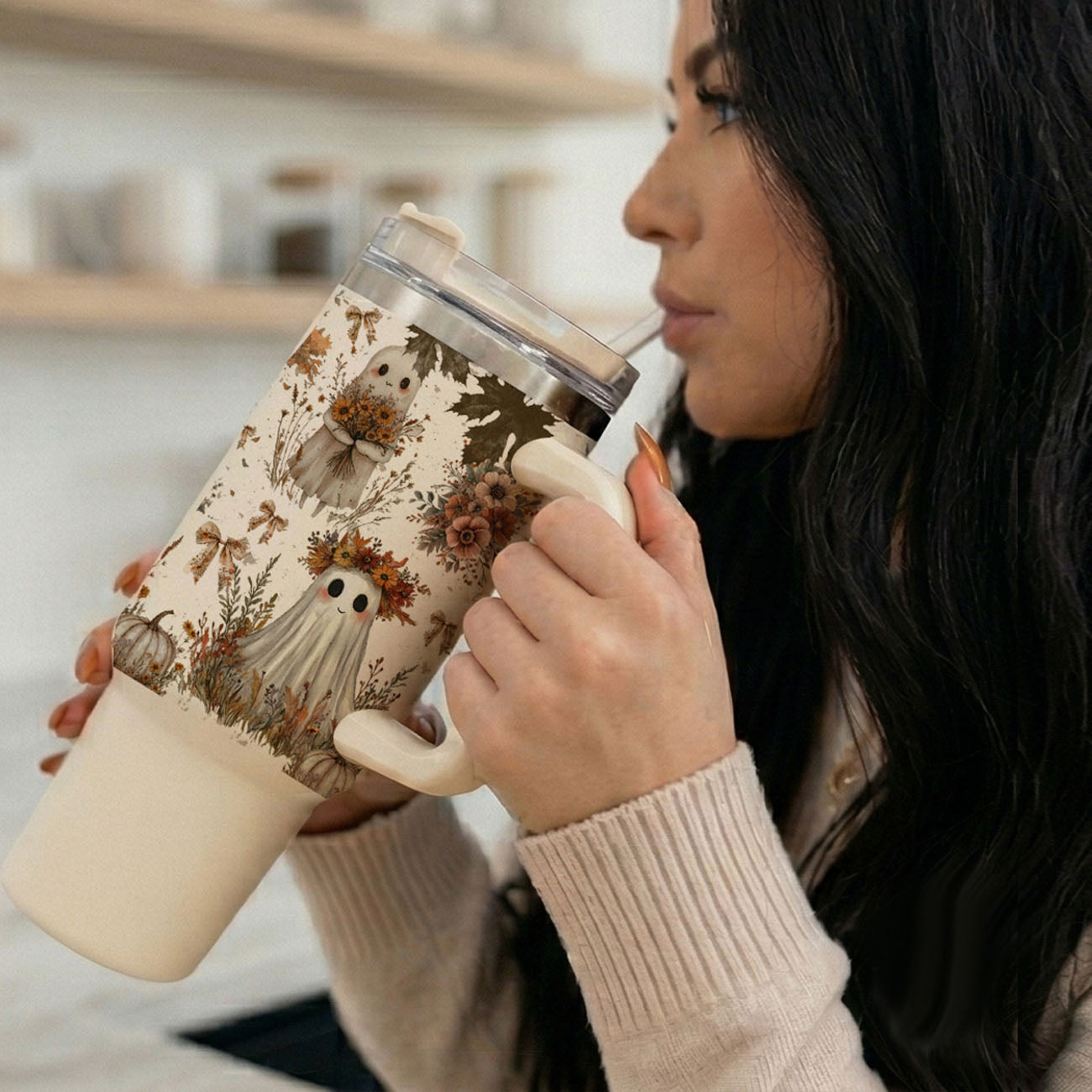 neutral ghost coffee tumbler aesthetic
pumpkin ghost travel mug
cute floral spooky tumbler
neutral ghost hydration tumbler
ghost tumbler with neutral pumpkins
cozy haunted coffee cup
cute ghost tumbler aesthetic fall
neutral autumn ghost cup
ghost tumbler for cozy season
cute spooky coffee aesthetic cup