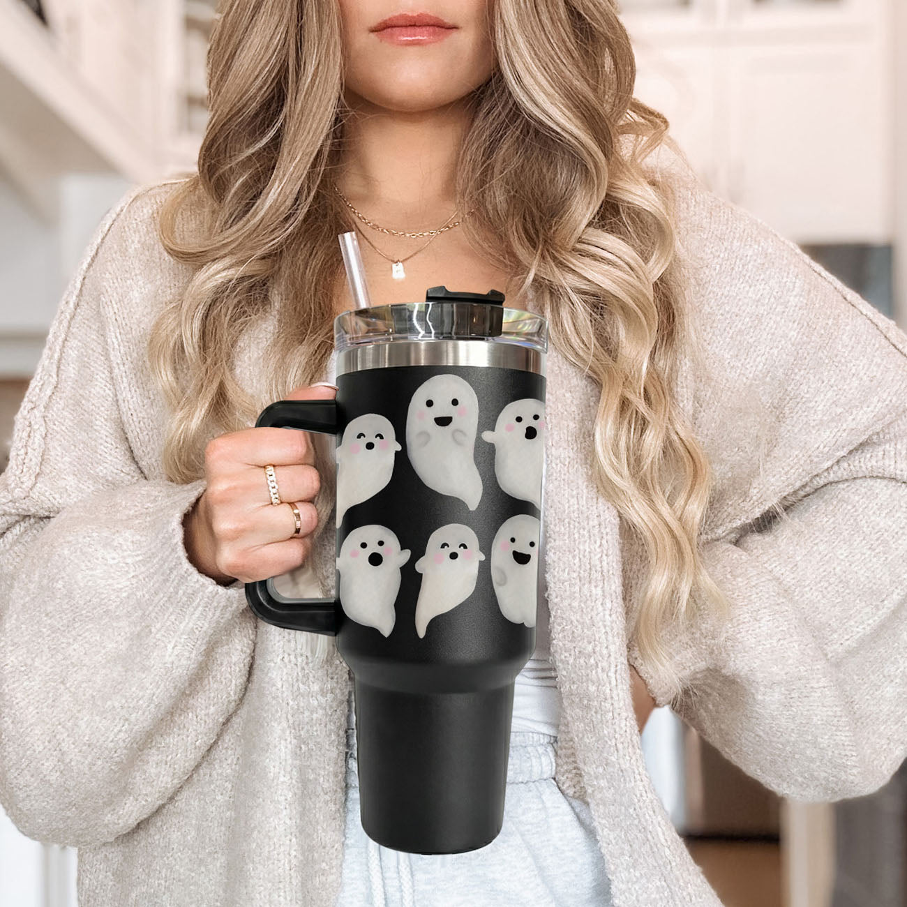 Ghost tumbler gift ideas for Halloween Birthdays.
Cute Ghost drinkware
Ghost tumblers
Black Halloween tumblers 40oz
Super cute Halloween tumblers for teen girls
Halloween tumblers for her cute
Super cute ghost kitchen and coffee bar decorations
Halloween office coffee mug gift
Coworker halloween bday gift ideas
fall birthday gift for co-worker unique
Ghost Tumblers 40 ounces