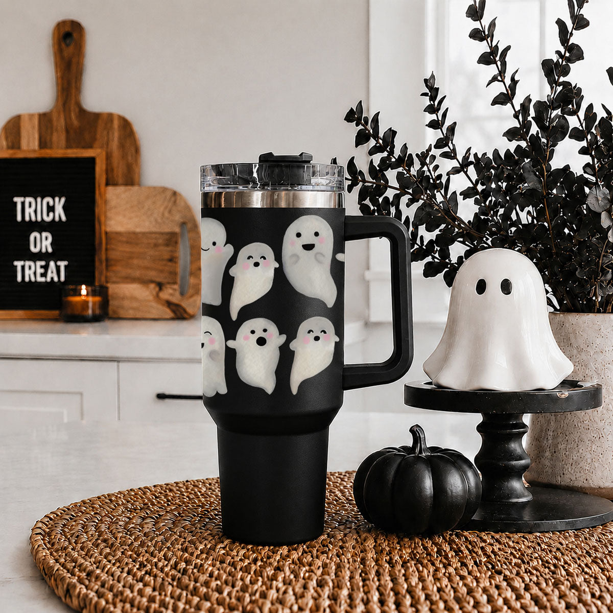40oz spooky ghost cup with handle
Cute ghost tumbler gift for Halloween lovers
Halloween tumbler gift with cute ghost design
Spooky season gift tumbler with ghost pattern
Cute Halloween gift for her ghost tumbler
Ghost tumbler gift for spooky season fans
Halloween coffee lover gift ghost tumbler
Spooky cute cup gift for Halloween
Fall Halloween gift tumbler with ghost design
Cute ghost cup gift for women
Halloween gift shop tumbler with ghost artwork