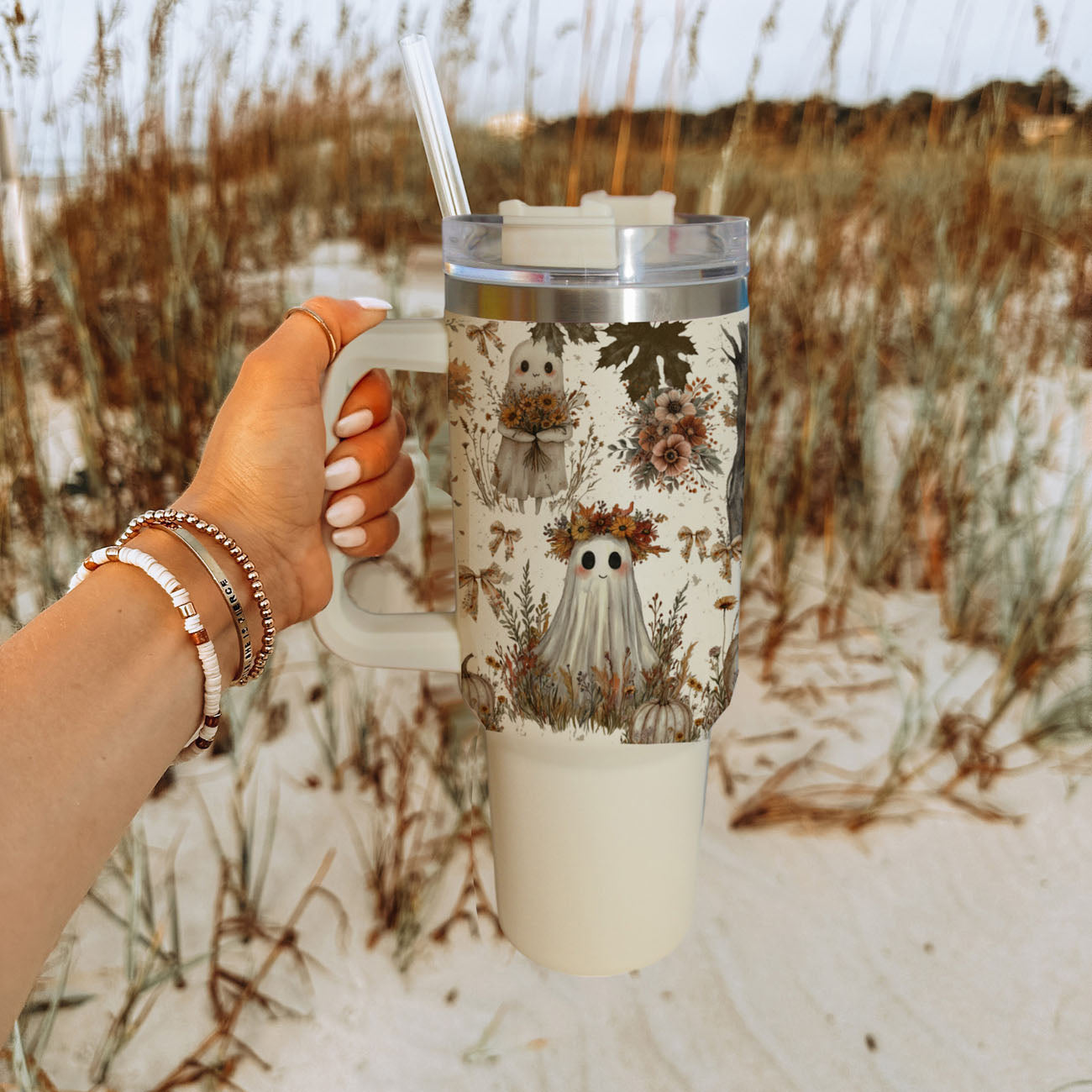 ghost tumbler for coffee bar aesthetic
cozy spooky girl tumbler
cute ghost cup aesthetic for women
neutral cottagecore spooky drinkware
ghost tumbler aesthetic gift for her
cute neutral ghost tumbler with handle
spooky cute ghost coffee tumbler
cozy ghost pumpkin cup aesthetic
neutral halloween Stanley style tumbler