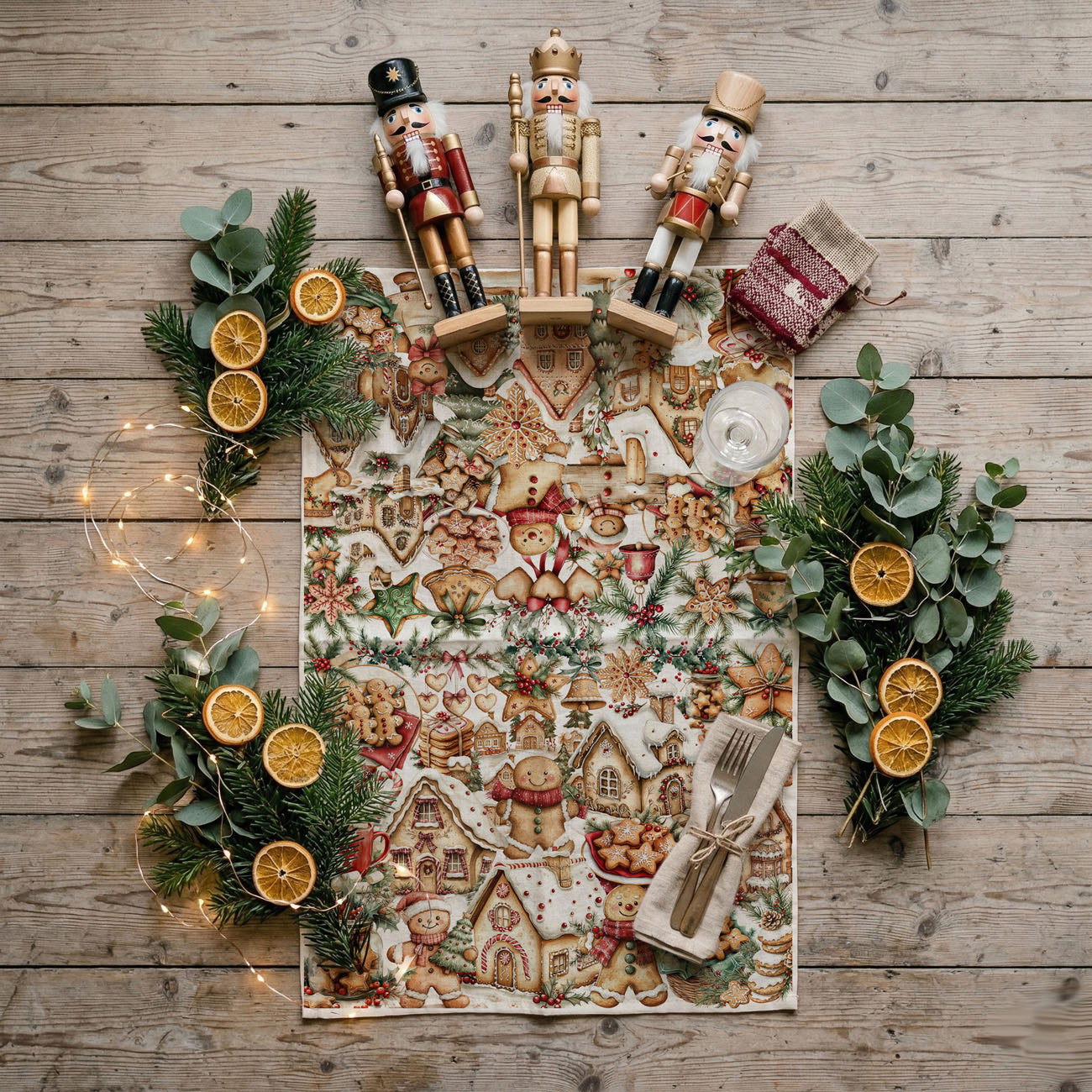 gingerbread cottage Christmas kitchen towel
festive dessert themed kitchen towel Christmas
Christmas pastry and cookie design towel
holiday baking inspired kitchen decor towel
Christmas sweets theme dish towel