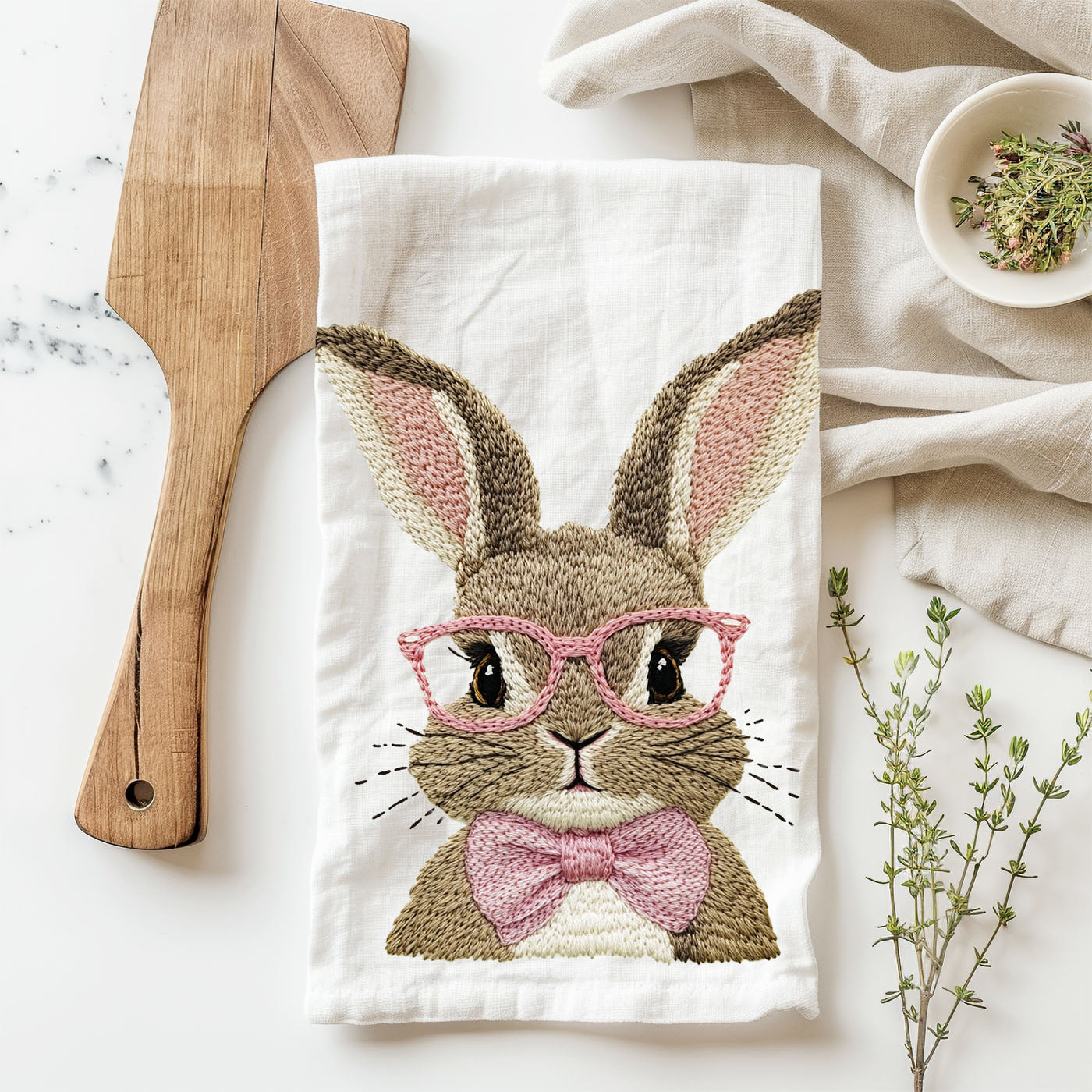 Preppy embroidered bunny kitchen towel blue pink Easter
Cottagecore 3D bunny embroidery dish towel farmhouse
Sophisticated embroidered bunny kitchen towel glasses spring
Luxury 3D bunny embroidery kitchen towel Easter farmhouse