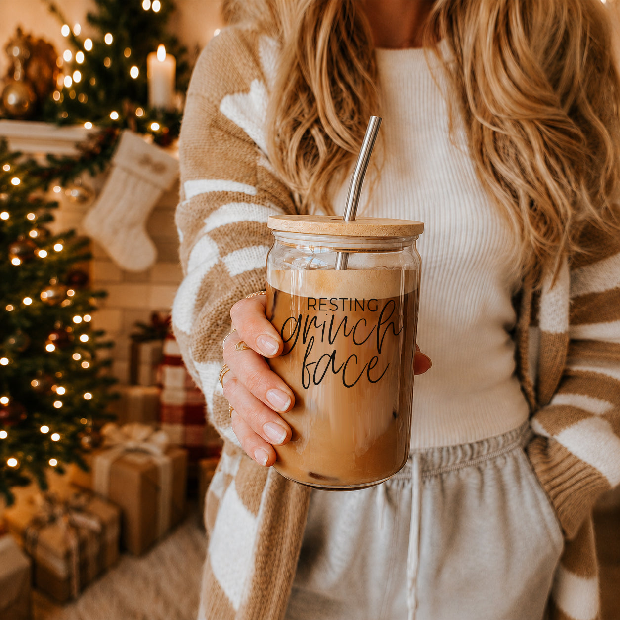 Grinch Face Set Cup