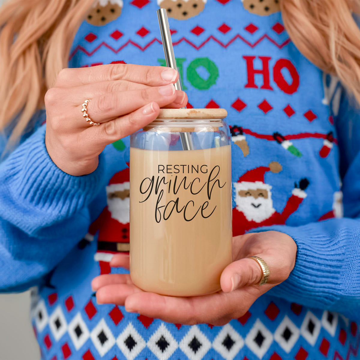 Grinch Face Set Cup