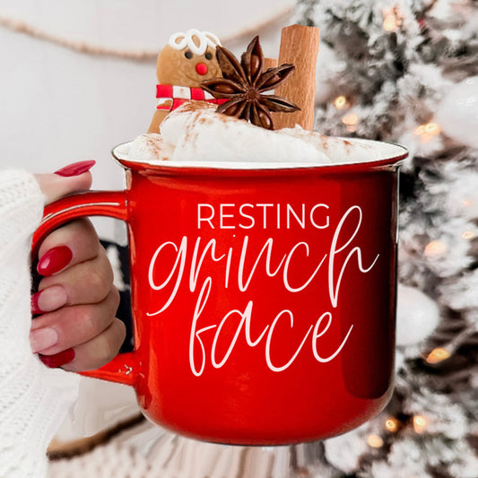 Grinch Face Mug