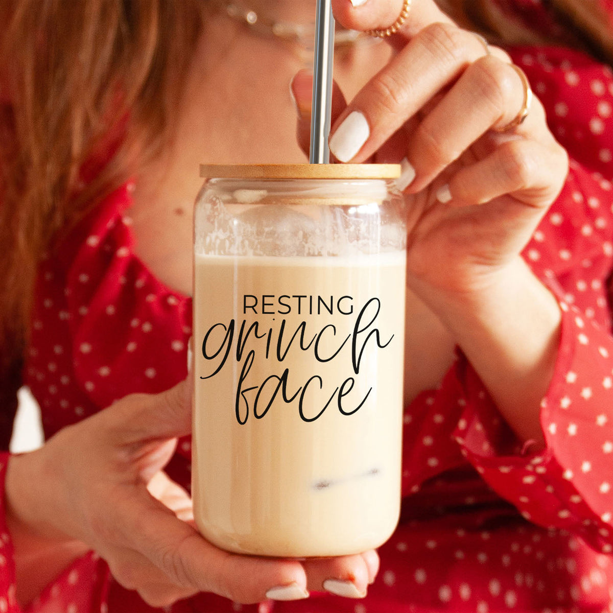 Grinch Face Set Cup