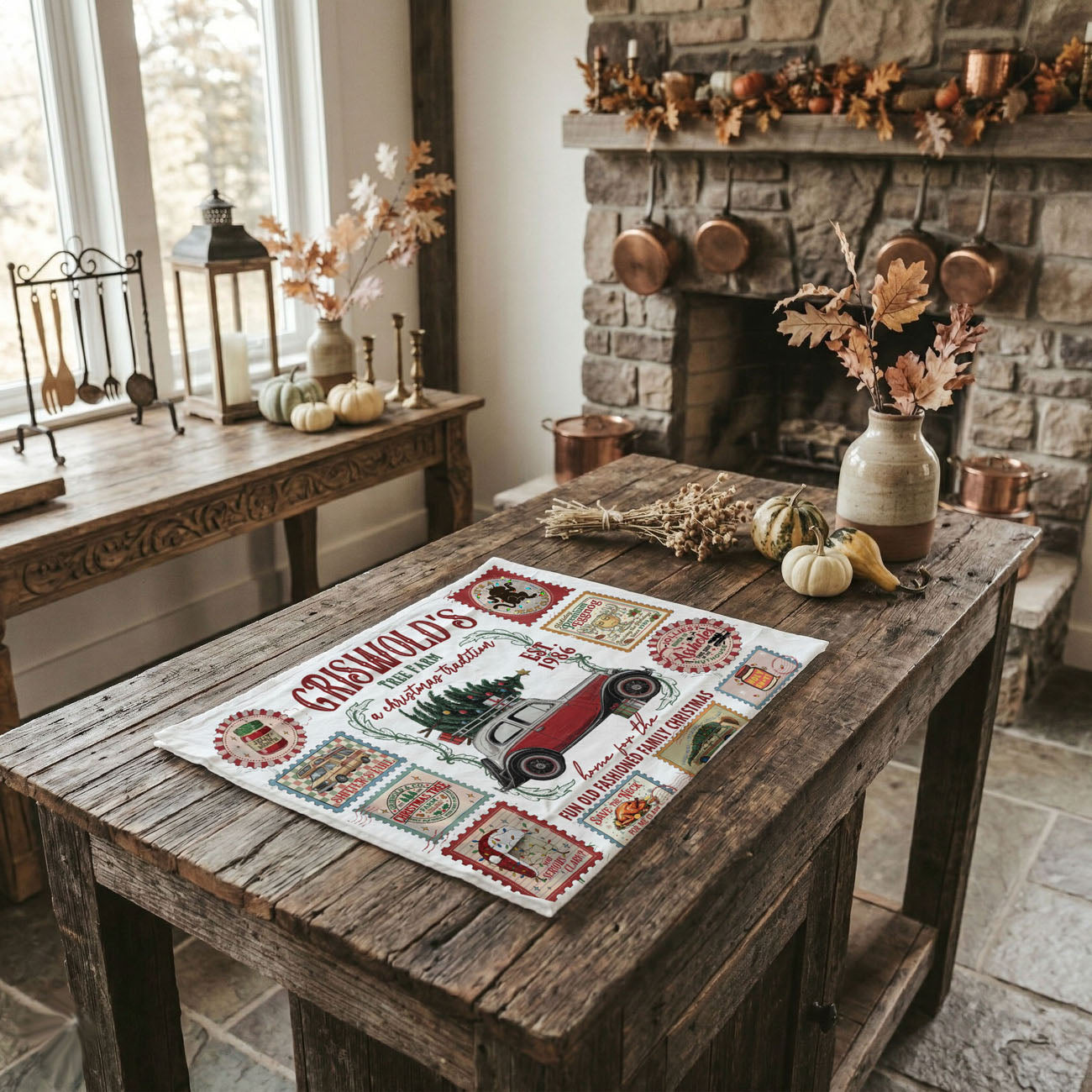 funny christmas towel for dysfunctional family gatherings
holiday kitchen towel for messy christmas cooking
funny christmas decor for chaotic holiday hosting
kitchen towel for surviving family christmas dinner
