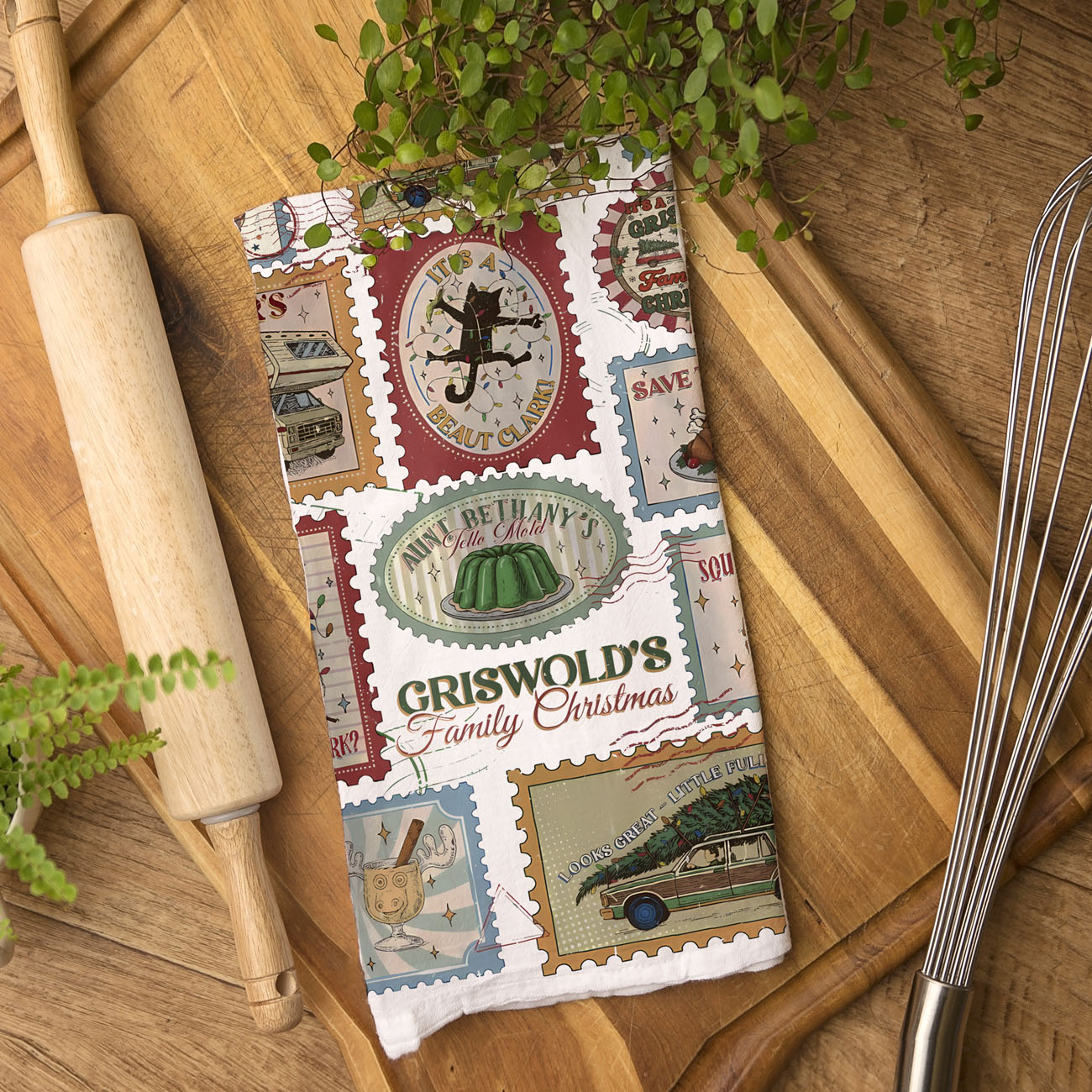 funny festive kitchen towel for holiday burnout
holiday gift idea for christmas movie fans kitchen decor
funny christmas kitchen towel for gift exchange party
quirky christmas gift idea for home cooks
giftable holiday dish towel with vintage christmas theme