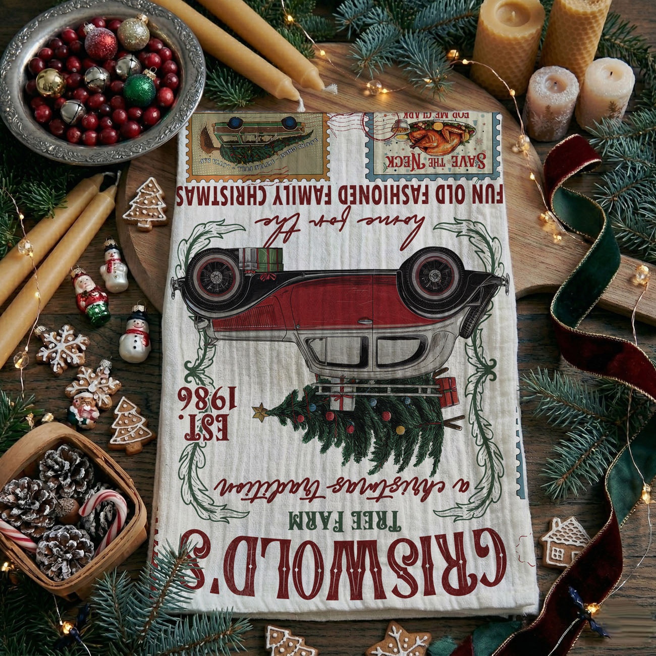 griswold christmas decor kitchen towel
retro christmas movie themed dish towel
funny christmas quote flour sack towel
holiday kitchen towel with funny sayings
christmas decor accessory for rustic kitchens
festive home essentials christmas kitchen towel
seasonal kitchen refresh christmas towel decor