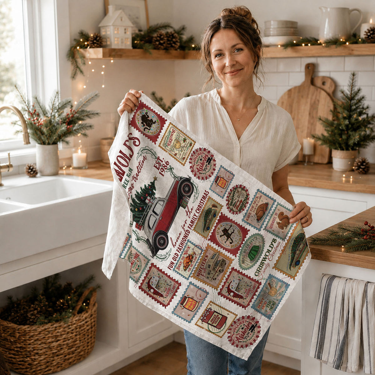 funny christmas kitchen decor for women
sarcastic christmas gift kitchen towel
white elephant gift funny kitchen towel
adult humor christmas dish towel gift