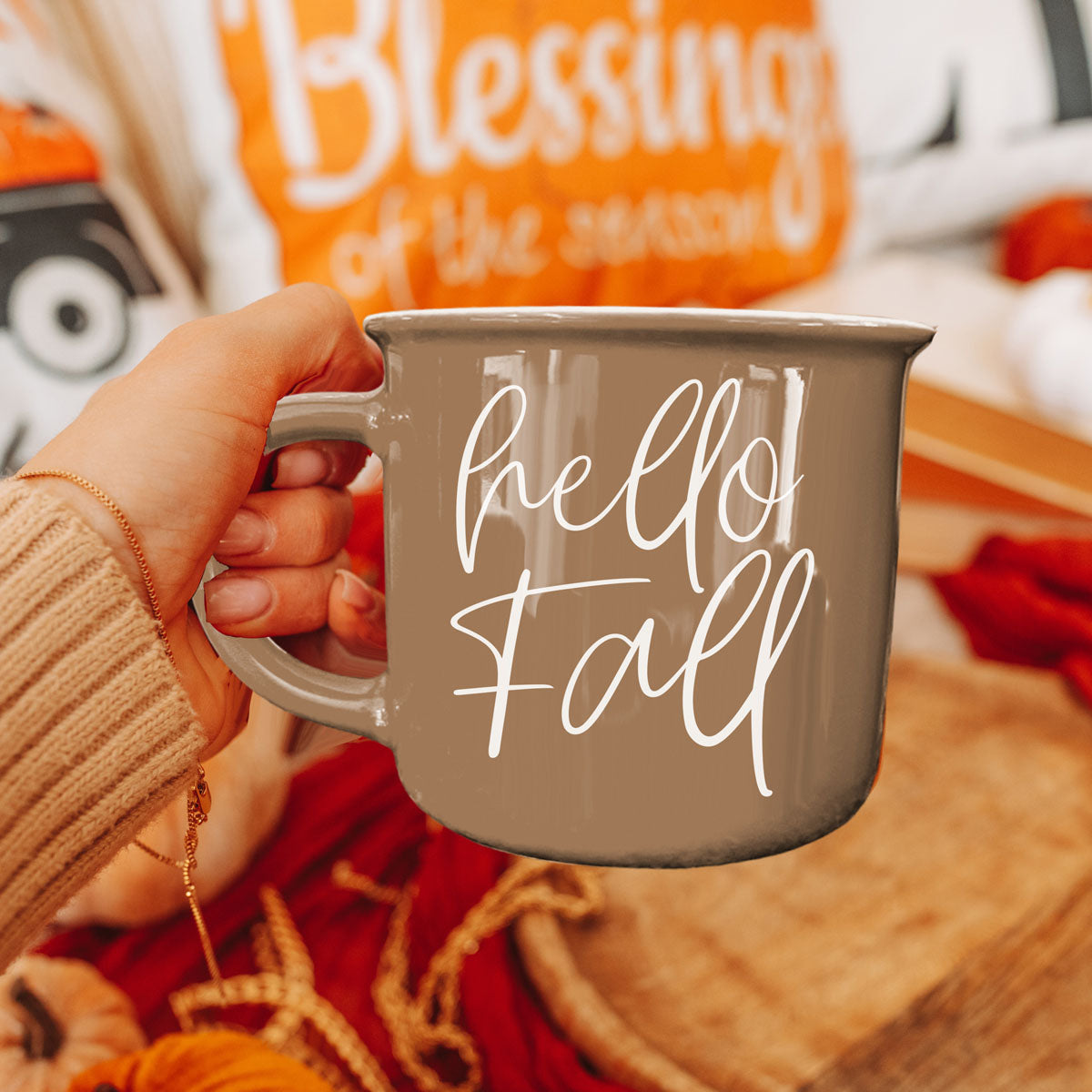 hello fall mug perfect for fall photo props
hello fall autumn coffee mug for leaf peeping days
hello fall mug paired with candle and blanket
hello fall mug for teachers and coworkers
hello fall fall decor mug for entryway coffee table
hello fall mug with rustic autumn design