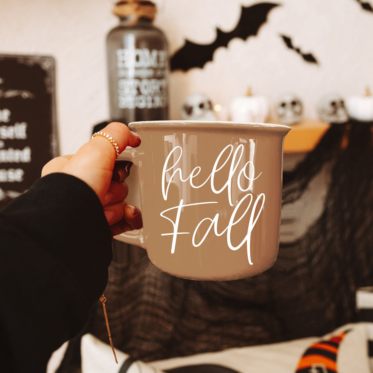 hello fall script mug for minimalist fall decor
hello fall mug for thanksgiving morning coffee
hello fall cozy season mug with warm tones
hello fall mug for fall coffee bar decor
simple hello fall mug with neutral colors
hello fall mug styled with pumpkins and sweater