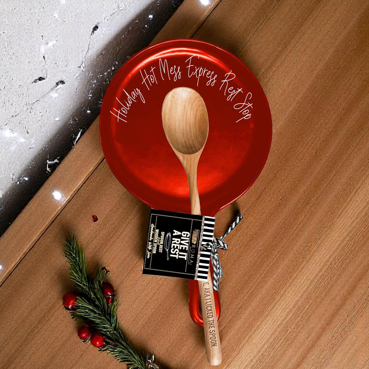 Festive red spoon rest – holiday kitchen gift for cooks
Unique holiday cooking accessory – red Christmas spoon rest
Funny Christmas kitchen decor – red ceramic spoon rest
Holiday kitchen collection
Christmas rush ready
Holiday express shipping
Christmas kitchen sale