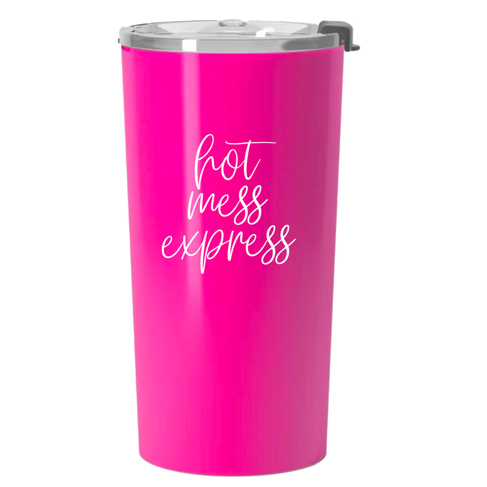 Pink Travel Mug, Hot Mess Express
