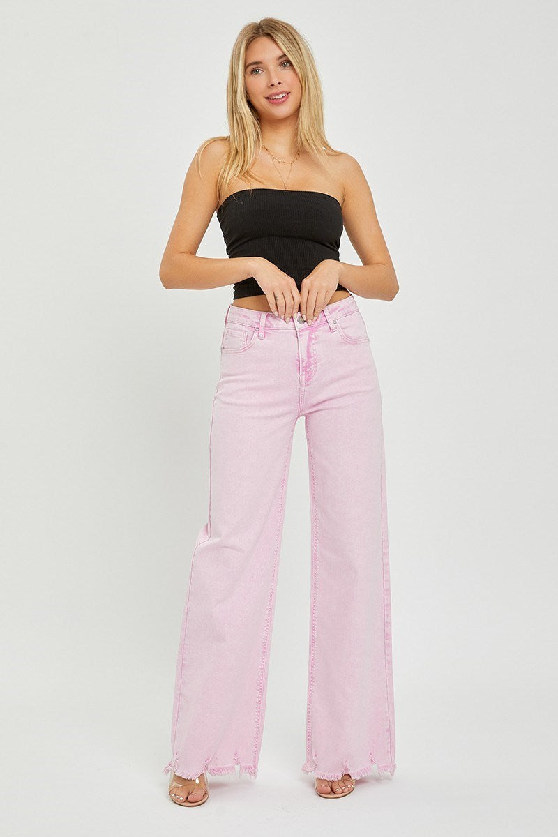 Hot pink flare pants – MAEA Boutique