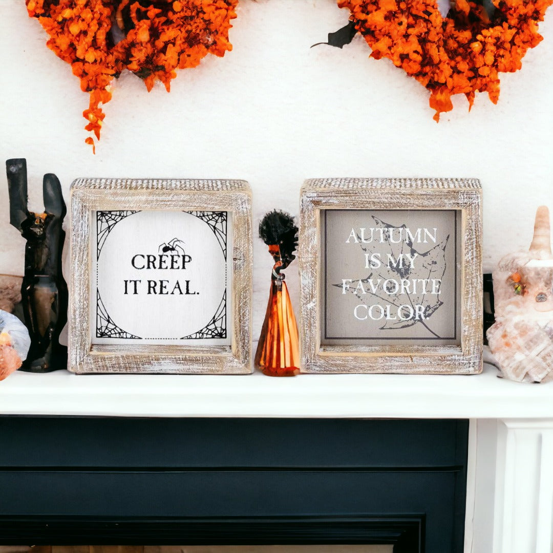 Halloween Sign for Mantle or Shelf