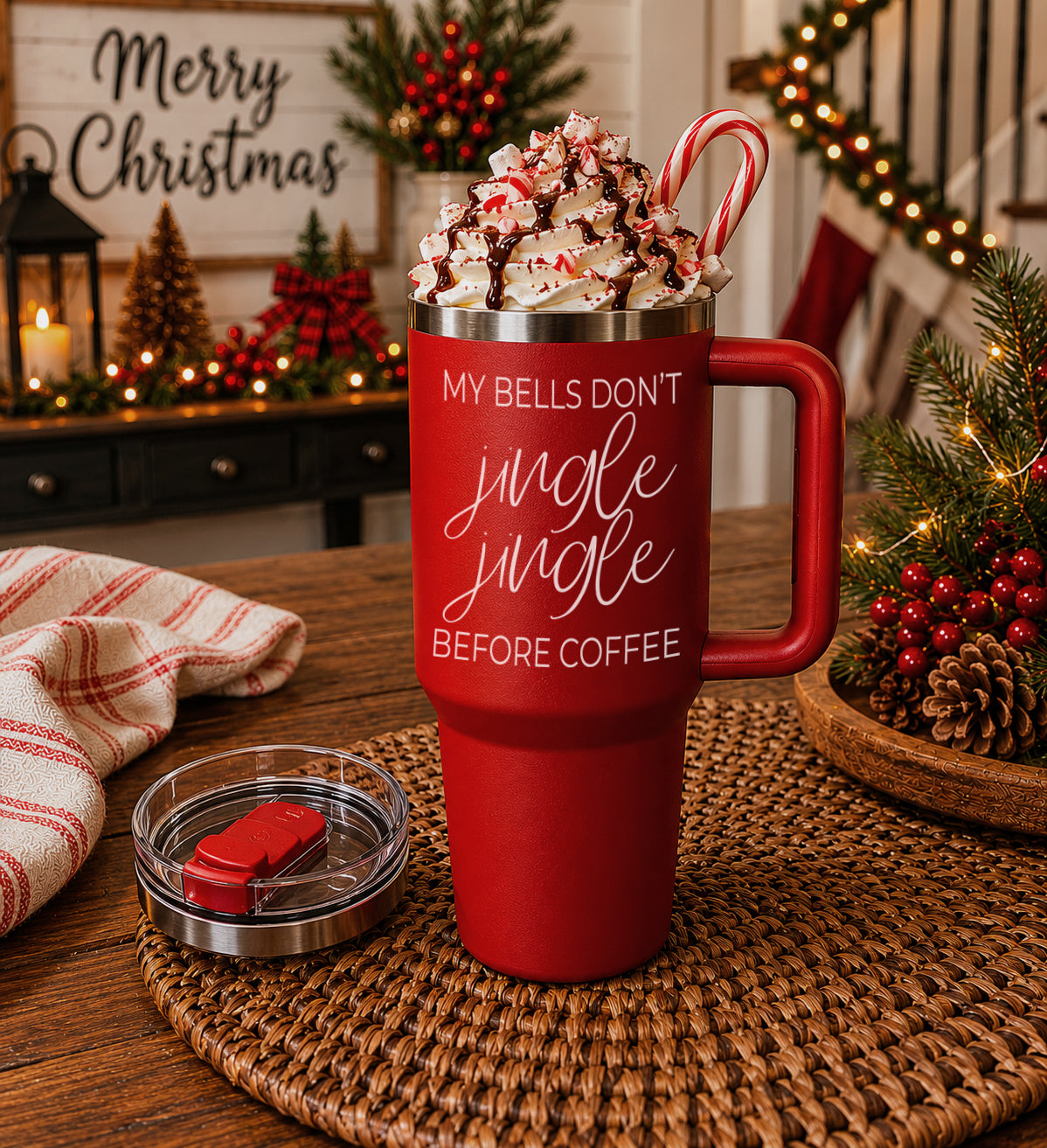 Holiday tumbler sale 40oz red limited edition in bulk
Christmas Travel Mugs, Christmas Tumblers wholesalers
Christmas Vacation Mugs
Christmas tumbler for sister - my bells dont jingle jingle before coffee 40oz red
Coffee themed Christmas tumbler - my bells dont jingle jingle before coffee 40oz red
Holiday coffee humor tumbler  red
Christmas morning coffee tumbler  40oz red
My bells don't jingle jingle before coffee mug
Funny Christmas Coffee Mugs wholesale