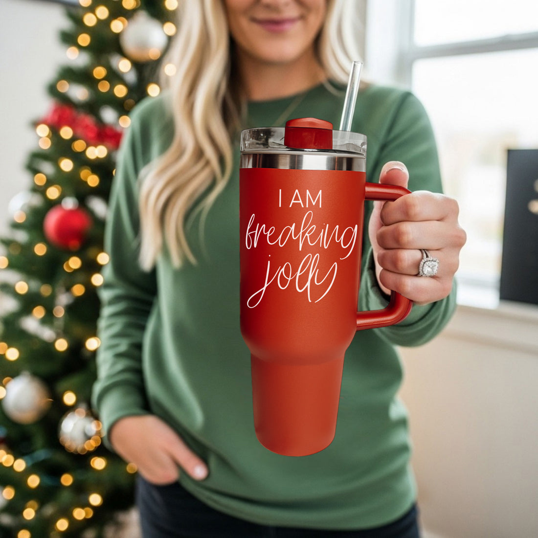 Red tumbler near me
Red tumbler with handle
red tumbler with straw
red tumbler with lid and straw
Exclusive holiday tumbler - I am freaking jolly Christmas red green