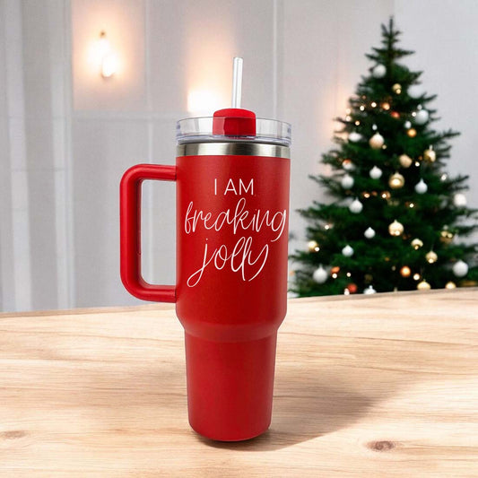 I Am Freaking Jolly Coffee mugs for sale