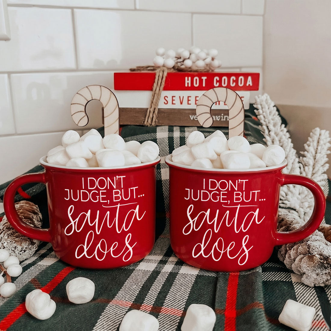 Christmas cup for people who love holiday humor
cute Santa coffee mug stocking stuffer
funny festive mug for holiday entertaining
Christmas drinkware that makes people laugh