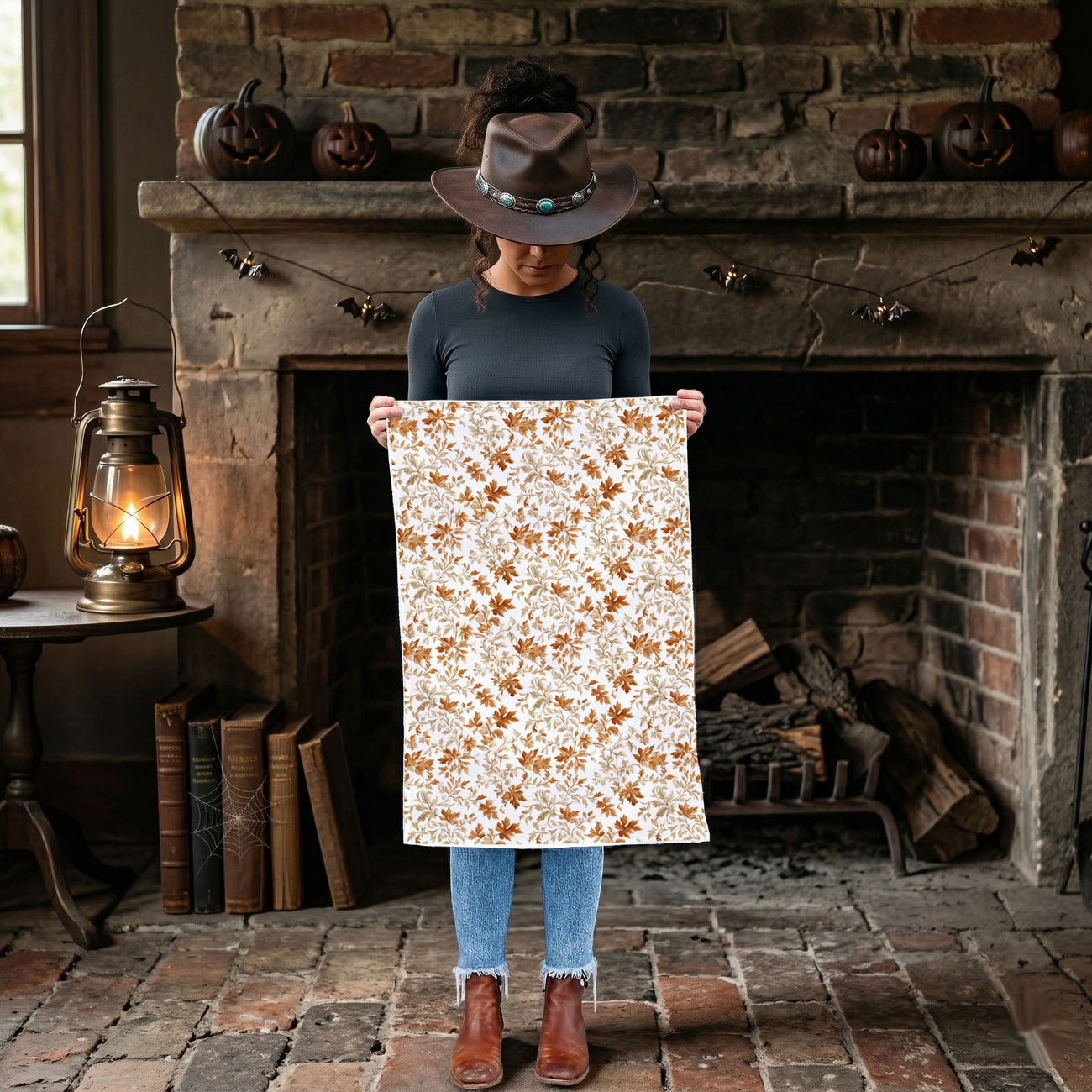 fall kitchen textiles autumn leaves printed towel
minimal white and rust leaf design dish towel
fall bar cart decor with autumn leaf kitchen towel
cozy fall baking scene with leaf print flour sack towel
autumn inspired kitchen towel for seasonal home decor
thanksgiving table styling with autumn leaf cotton towel