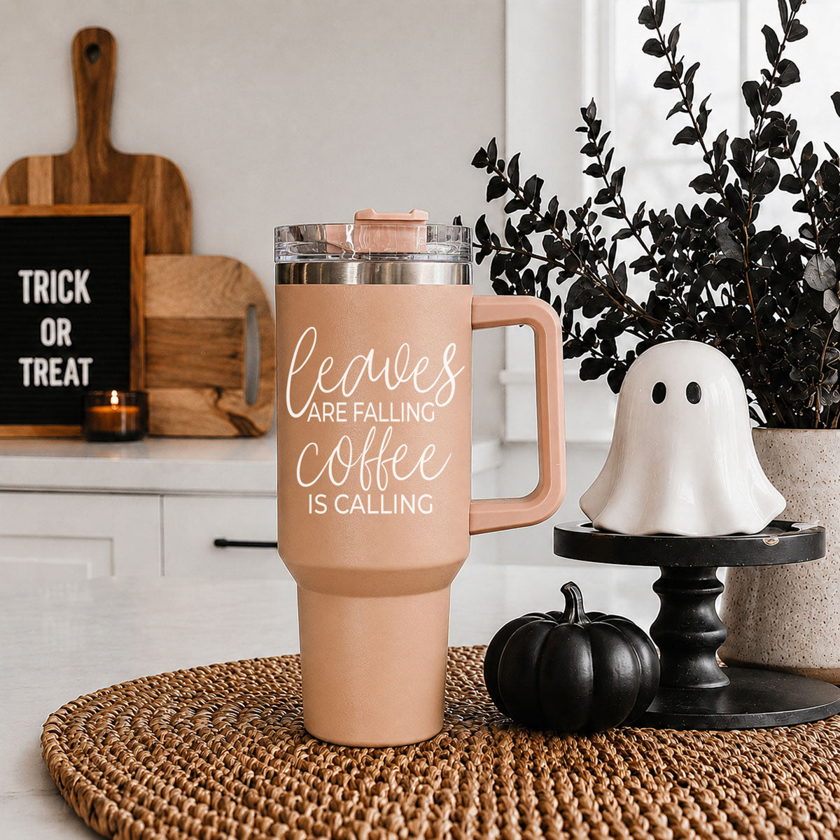 Autumn coffee cup with handle and straw
Neutral fall cup for pumpkin spice lovers
40oz insulated tumbler for fall coffee
Boho autumn tumbler with minimalist seasonal design
Farmhouse fall tumbler for cozy mornings
Neutral autumn cup with modern farmhouse style
Large fall tumbler with handle and lid
Fall travel cup for iced coffee and water
40oz autumn drinkware for everyday use