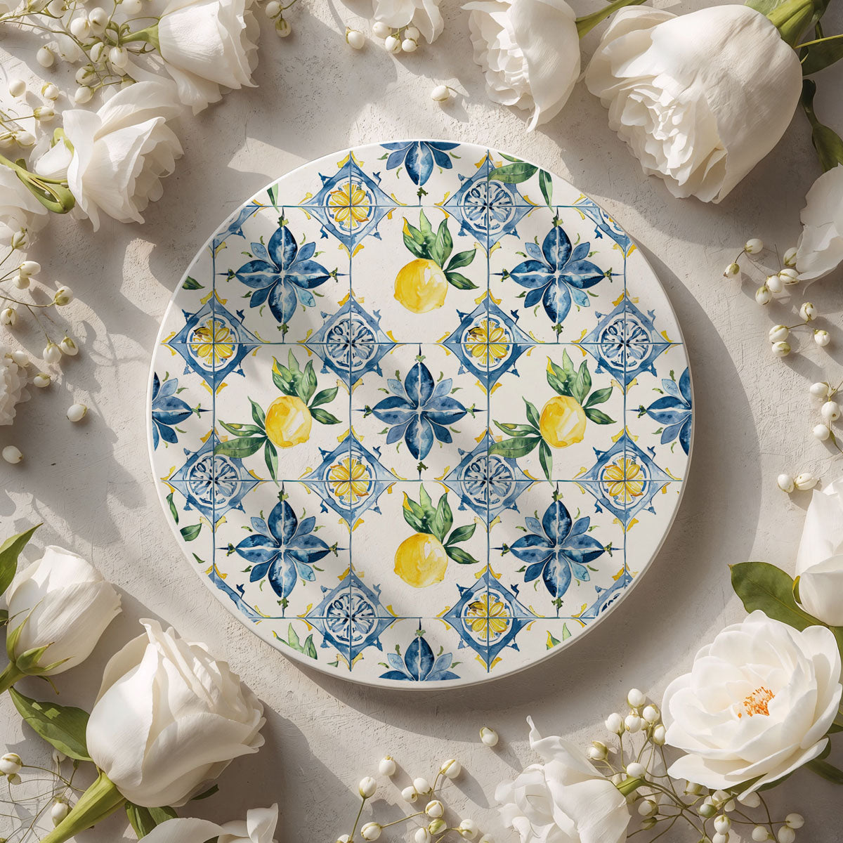 Mediterranean Lemon Coasters