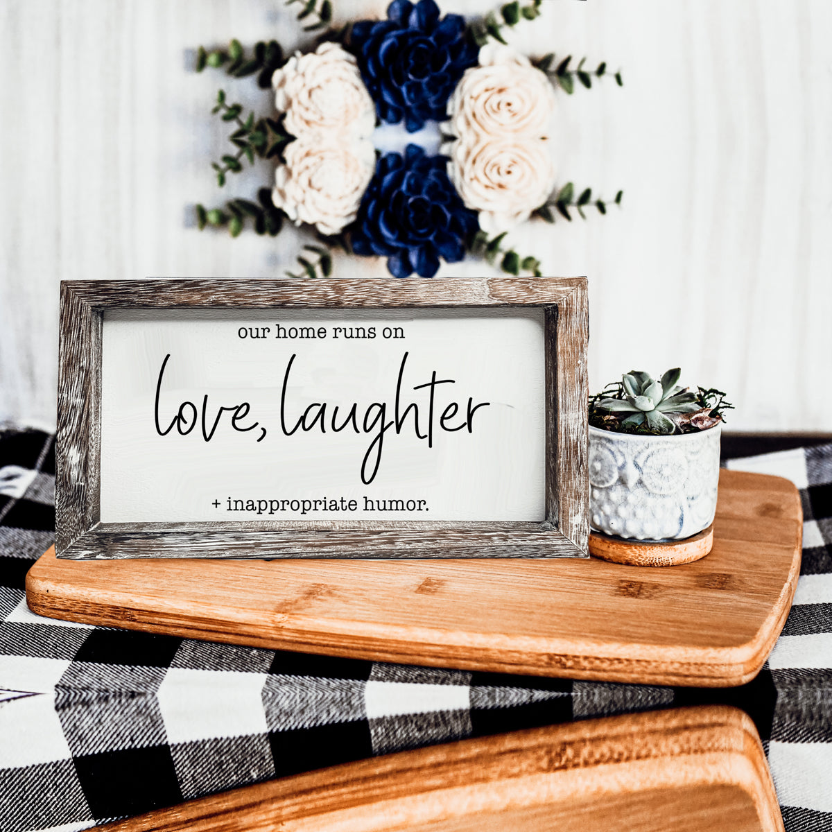 Boho Chic Home Decor Signs Funny