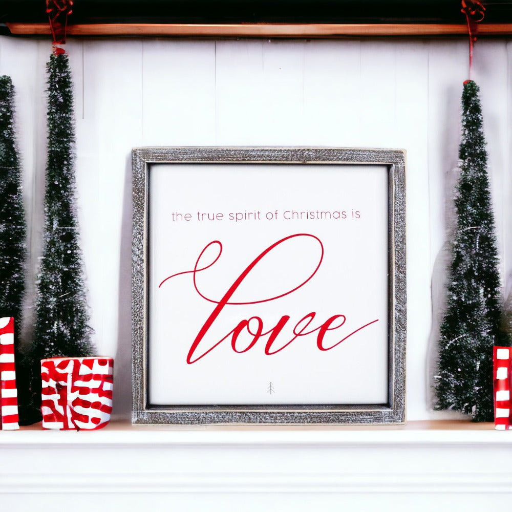 Love Christmas signs and gift ideas