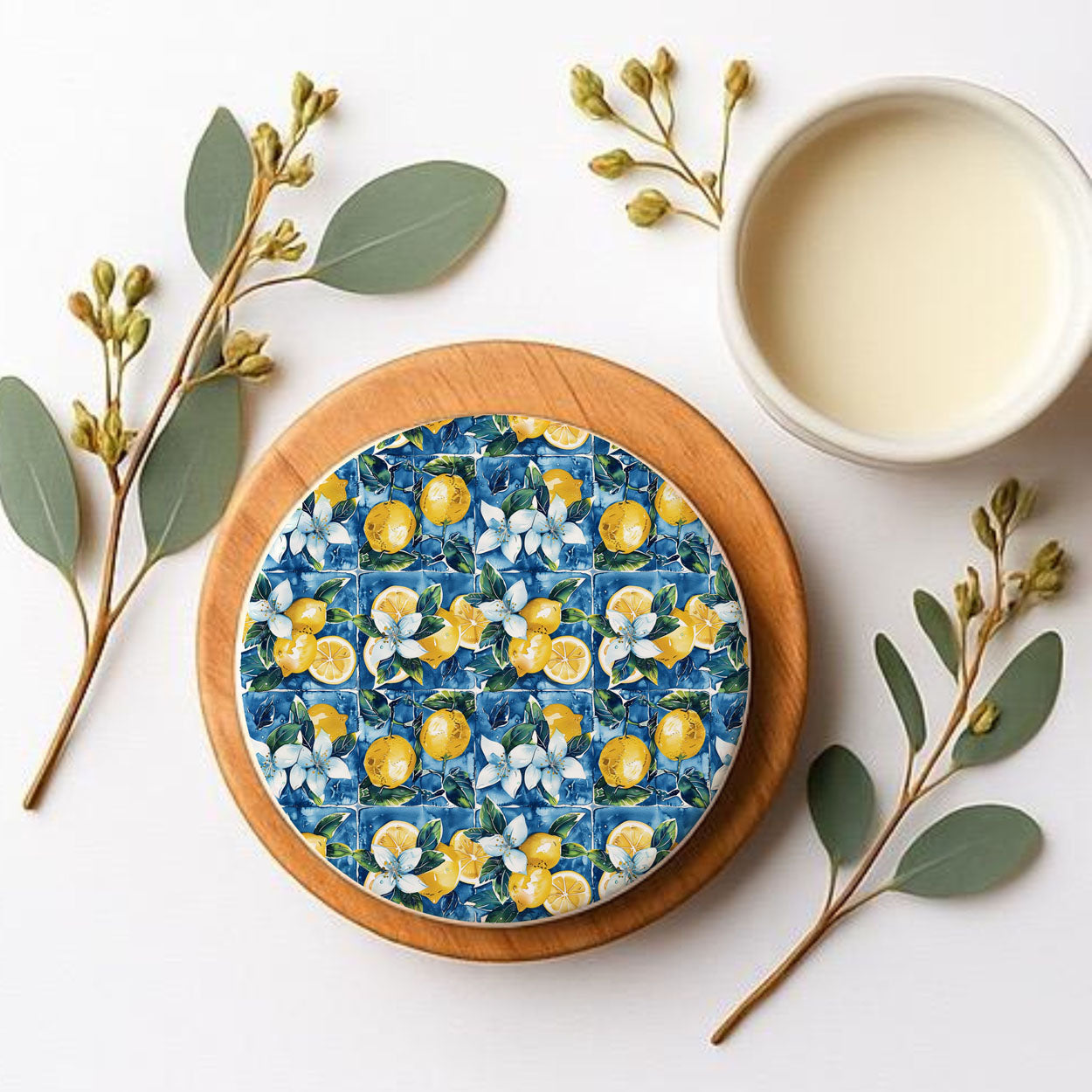 Mediterranean Lemon Coasters