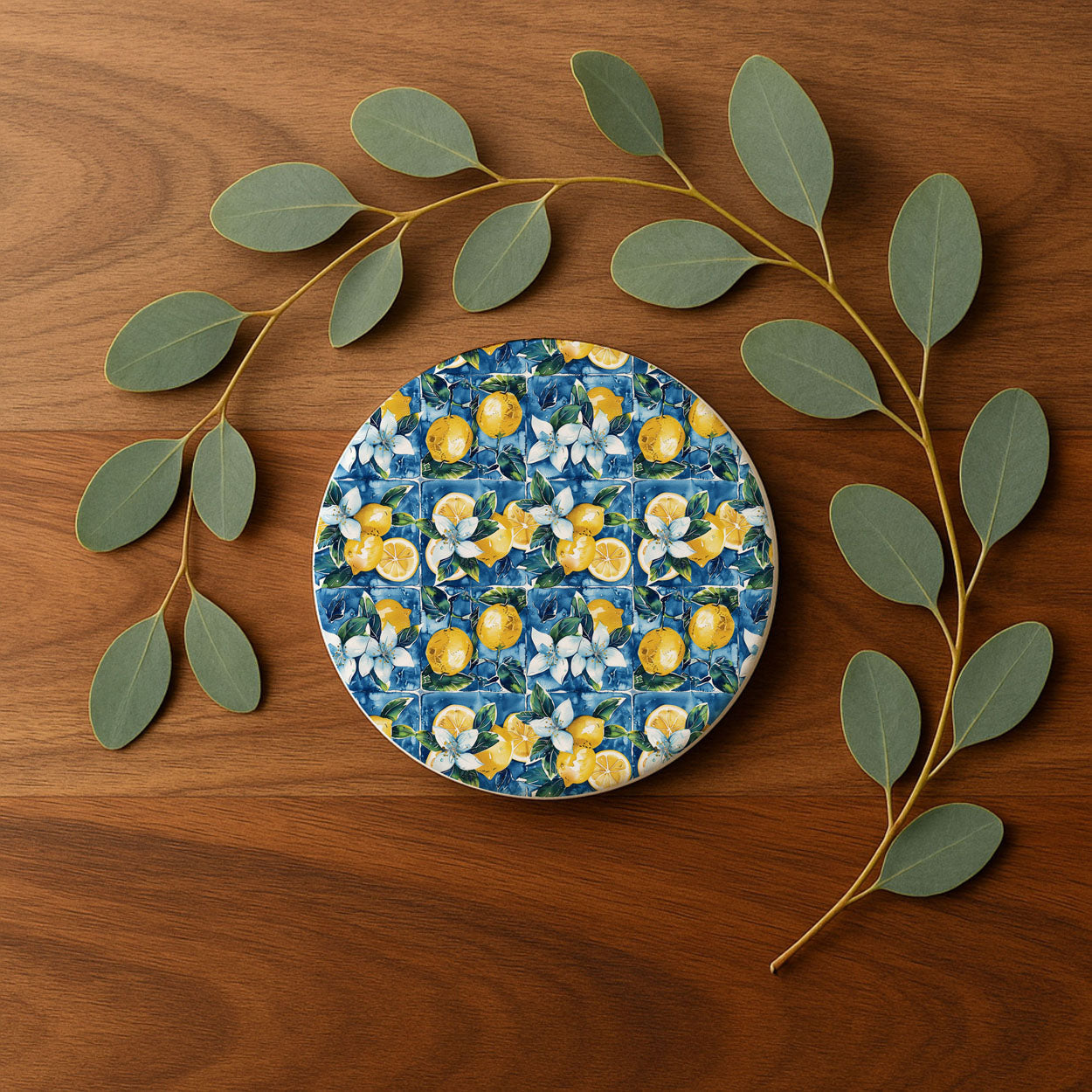 Mediterranean Lemon Coasters