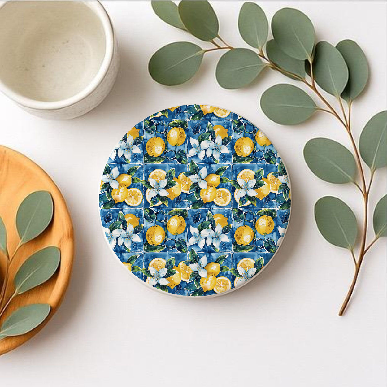 Mediterranean Lemon Coasters