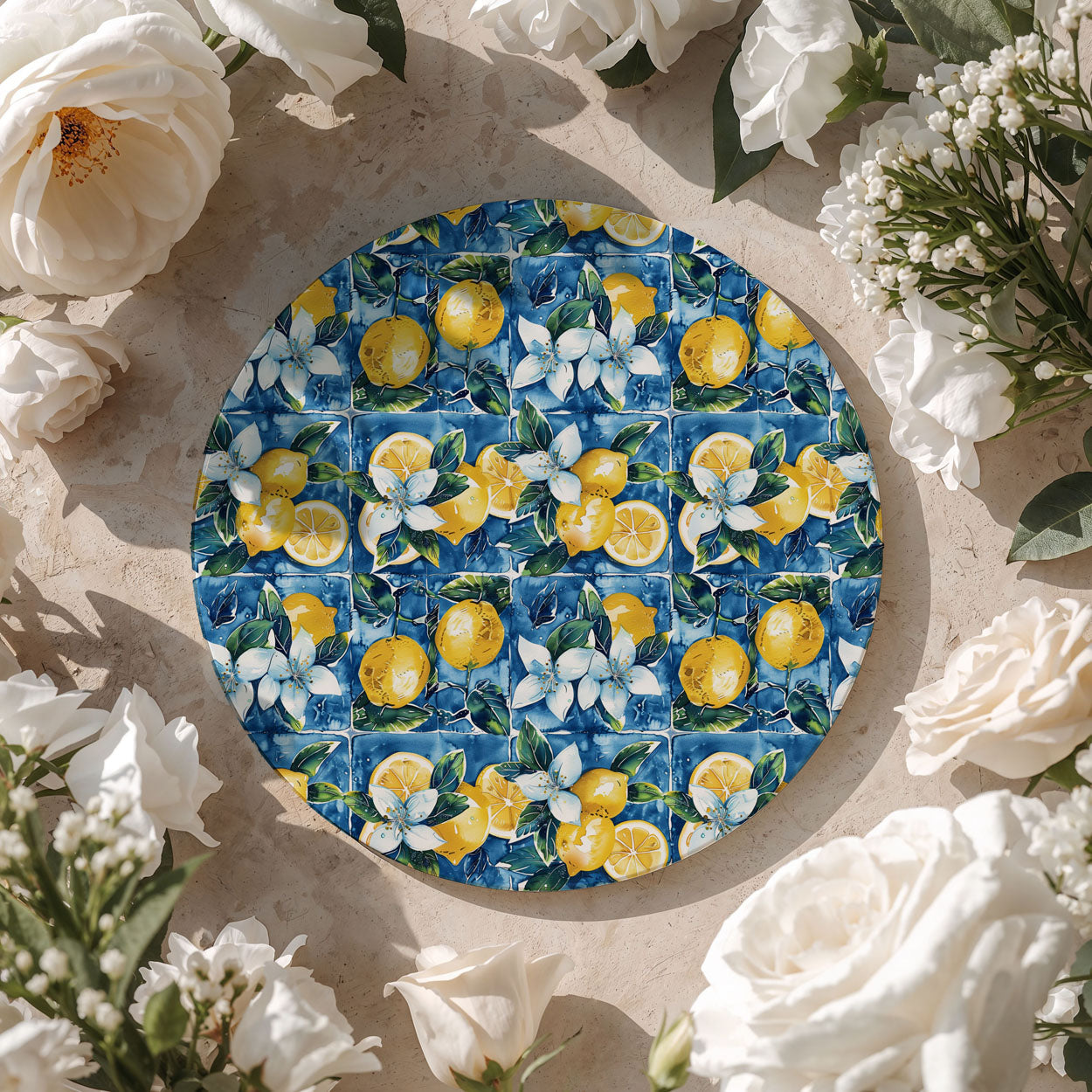 Mediterranean Lemon Coasters