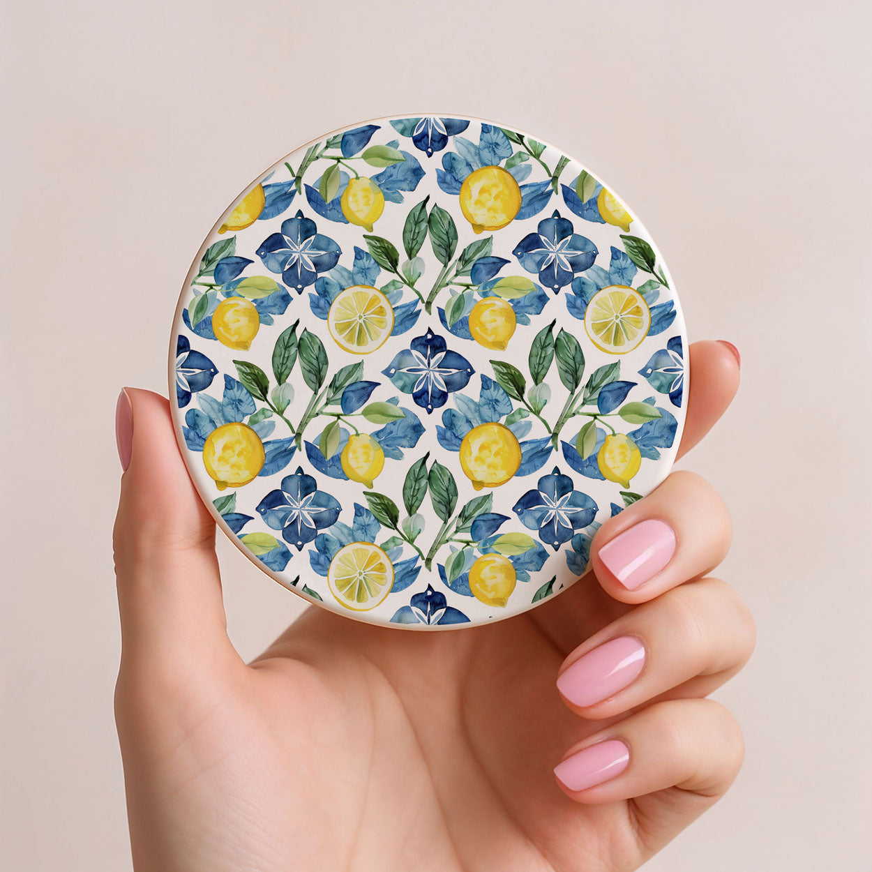 Mediterranean Lemon Coasters