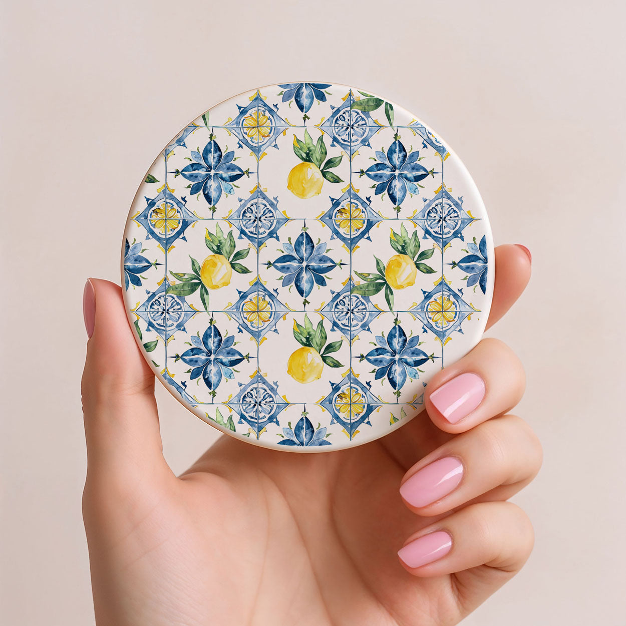 Mediterranean Lemon Coasters