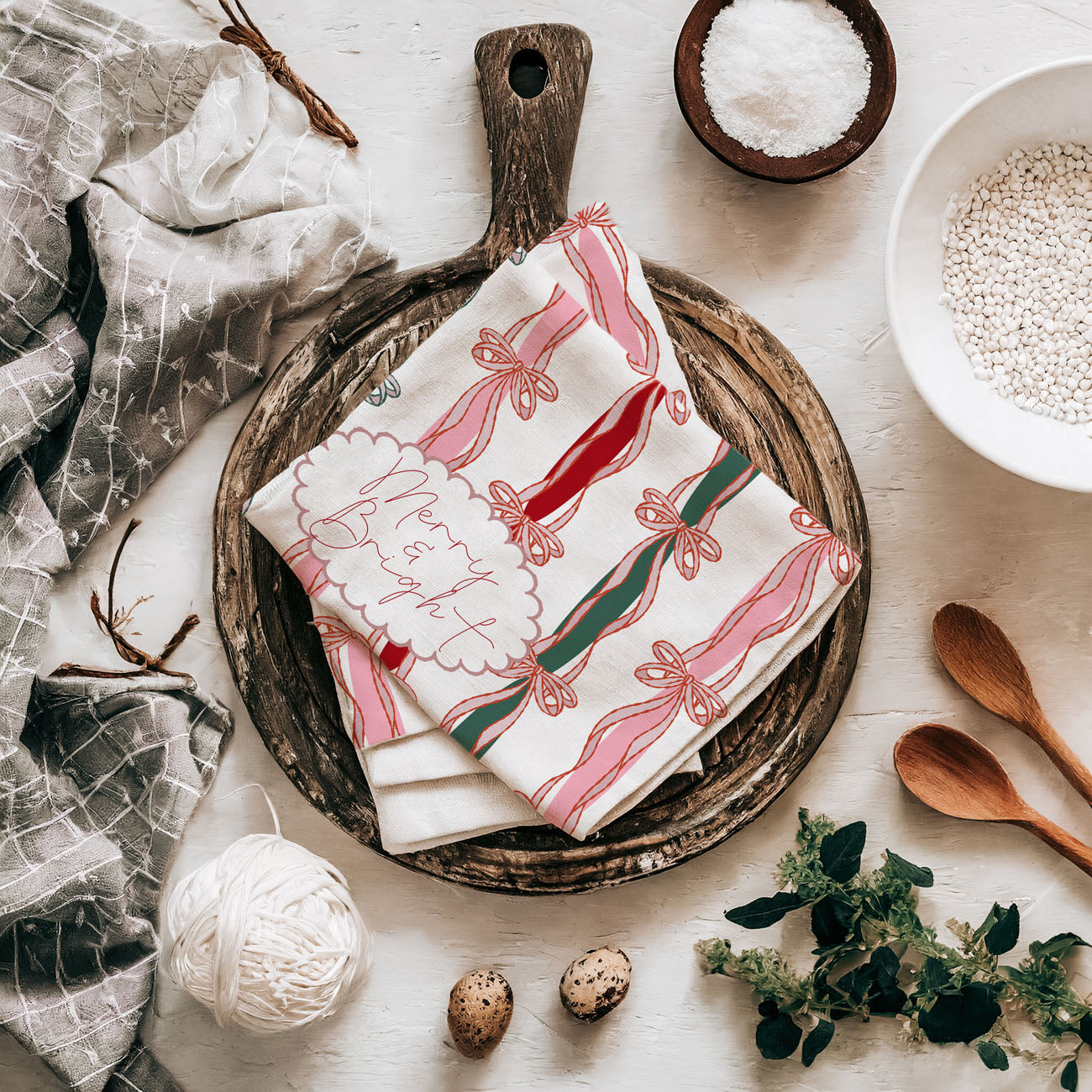Merry Bright Coquette Towel
