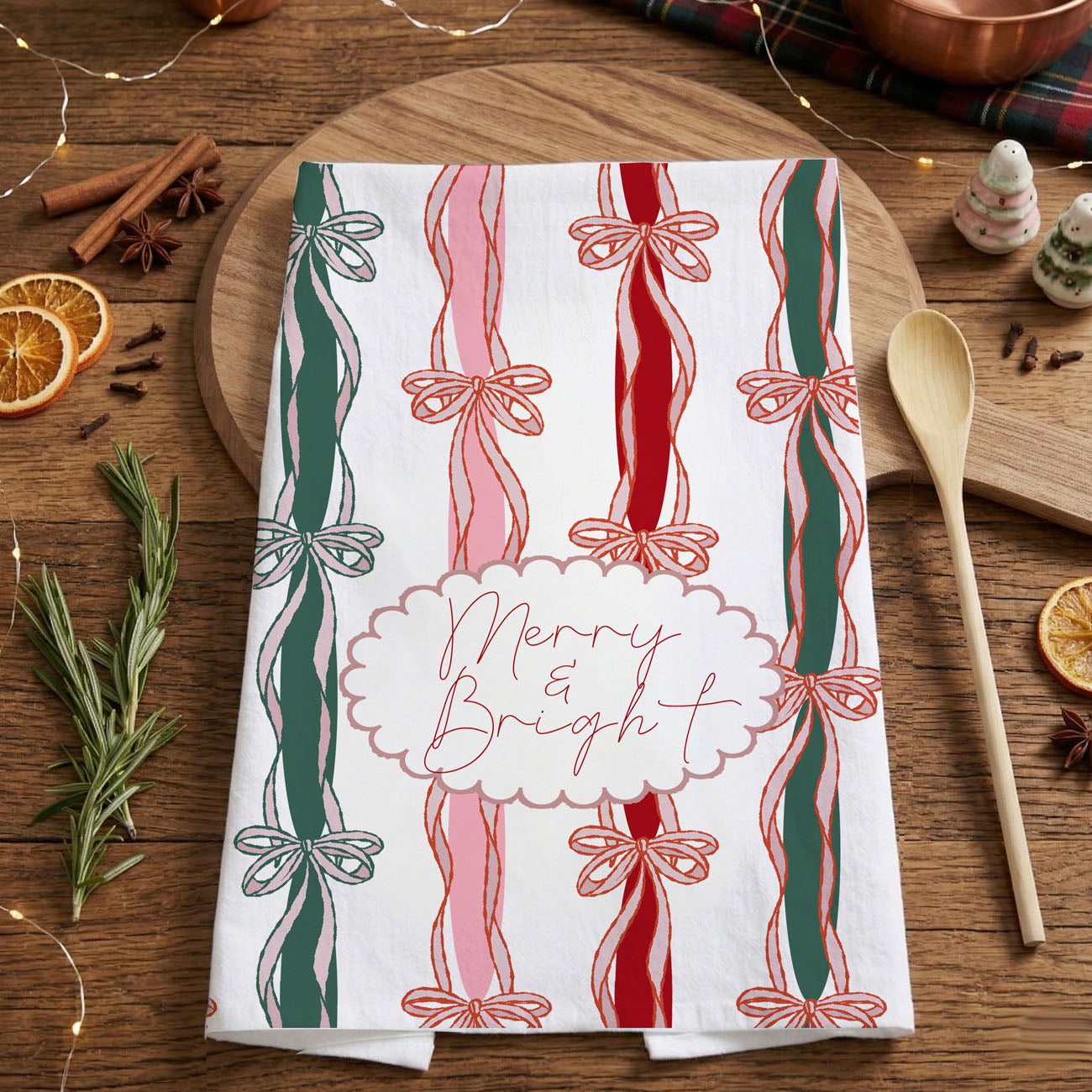 seasonal christmas kitchen accessories pink green red decor
christmas towel for farmhouse kitchen holiday styling
giftable christmas dish towel for hostess or mom gift
holiday kitchen towel for cozy christmas home decor
decorative christmas hand towel for kitchen and dining