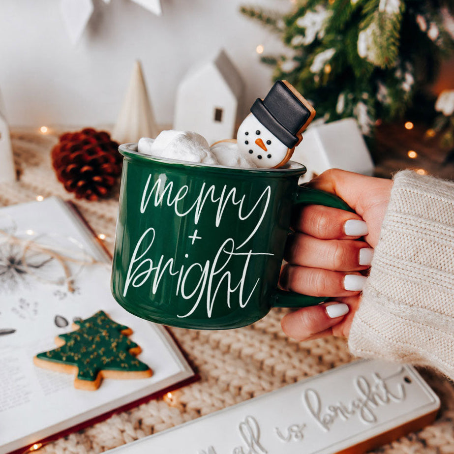 Christmas Ceramic Coffee Cup | Merry & Bright Mug | Holiday Kitchen Decor
Festive Holiday Mug | Christmas Coffee Bar Cup | Winter Hot Chocolate Mug
Merry & Bright Christmas Cup | Cozy Holiday Mug for Cocoa, Coffee & Tea
Christmas Morning Coffee Mug | Festive Ceramic Holiday Drinkware Gift
Holiday ceramic mug with classic Merry + Bright saying
Cute Christmas coffee mug for festive gifting