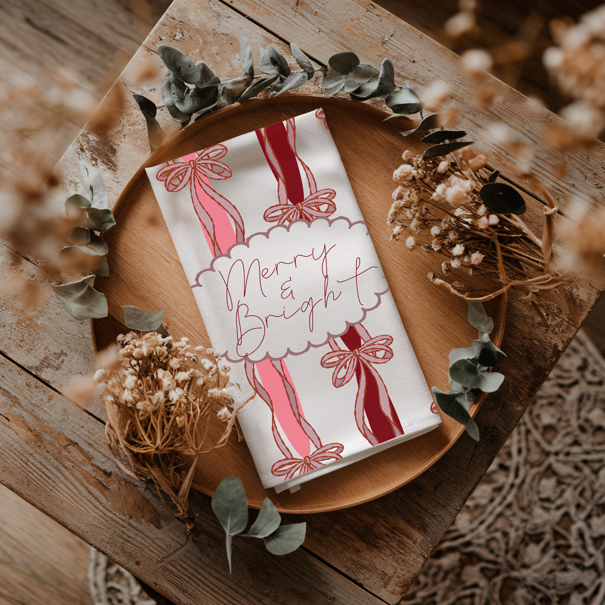 Merry Bright Coquette Towel