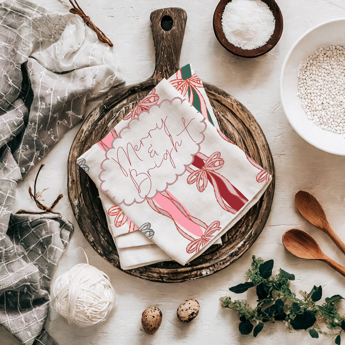 Merry Bright Coquette Towel