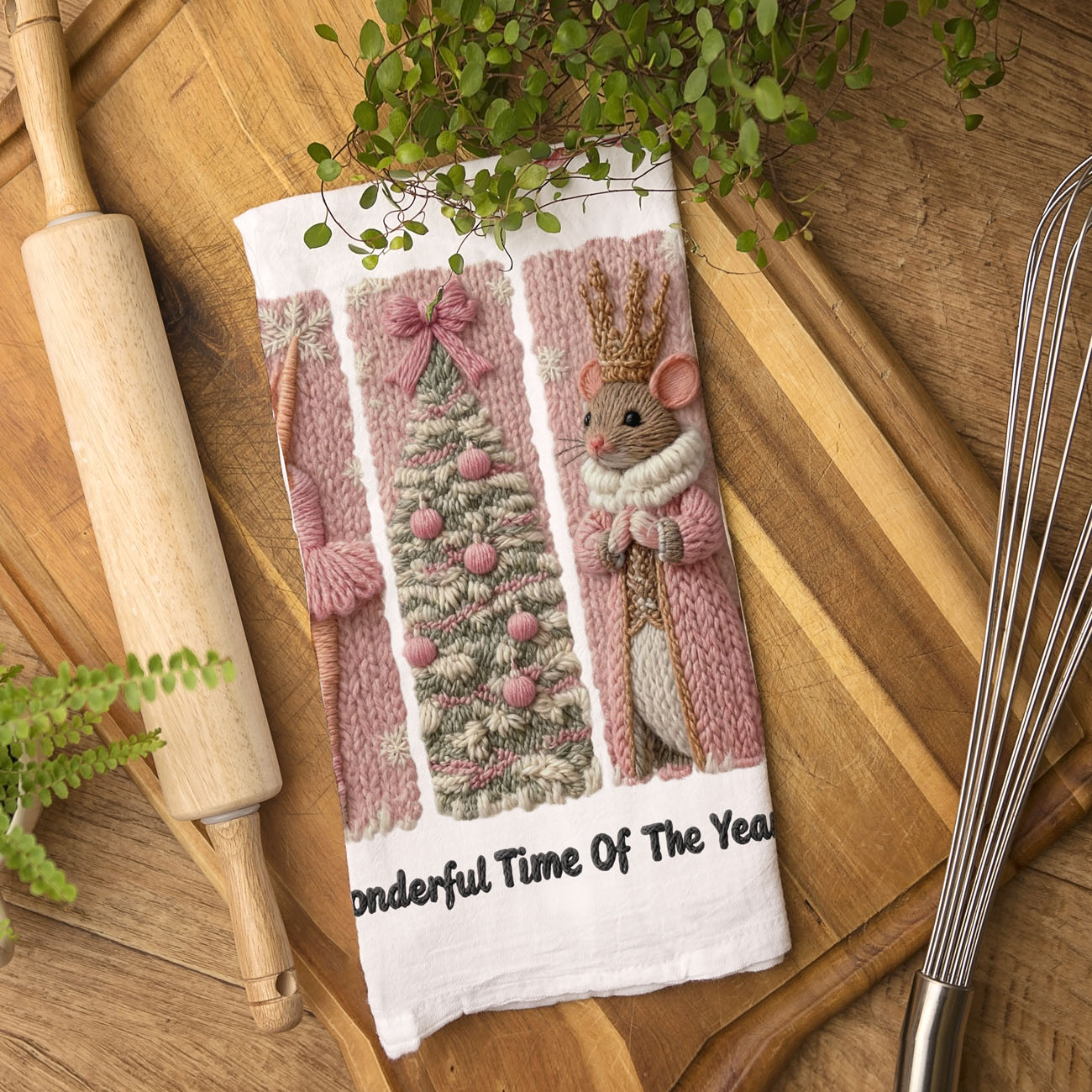 playful christmas towel cute festive kitchen decor
storybook christmas kitchen towel nutcracker design
enchanted christmas decor pink kitchen towel
joyful holiday towel merry christmas pink design
cheerful christmas kitchen towel cozy festive look