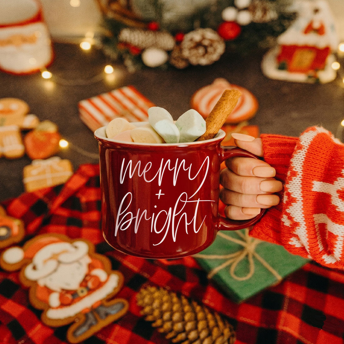 Cute Merry Bright mug for Christmas drinks
Christmas mug for holiday coffee rituals
Merry + Bright mug for cheerful Christmas mornings
Holiday ceramic mug for festive sipping season
Red green Christmas mug for cozy kitchen decor
Christmas coffee mug with timeless holiday style
Merry and Bright mug with classic Christmas colors
Festive ceramic mug for red and green Christmas decor
Christmas mug for holiday open house gifts
Cute holiday mug for Christmas market shoppers